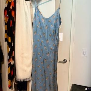 reformation silk dress